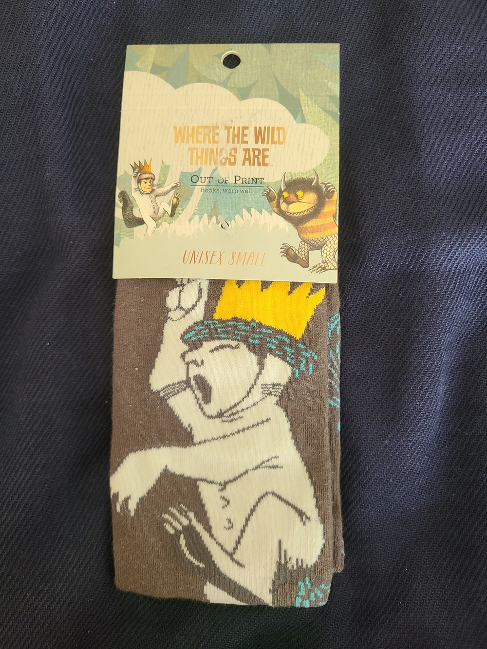 Out of Print Where the Wild Things Are NWT Socks
